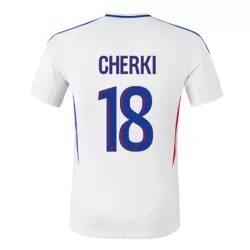 Günstige Olympique Lyon Rayan Cherki 18 Herrentrikot Heim 2024/25 Kurzarm