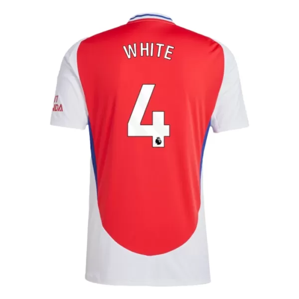 Günstige Arsenal Ben White 4 Kindertrikot Heim 2024/25 Kurzarm