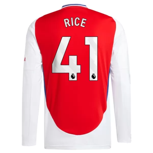 Günstige Arsenal Rice 41 Herrentrikot Heim 2024/25 Langarm