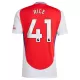 Günstige Arsenal Rice 41 Kindertrikot Heim 2024/25 Kurzarm