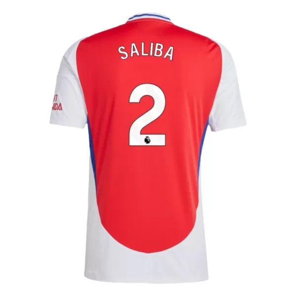 Günstige Arsenal Saliba 2 Kindertrikot Heim 2024/25 Kurzarm