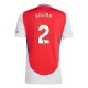 Günstige Arsenal Saliba 2 Kindertrikot Heim 2024/25 Kurzarm