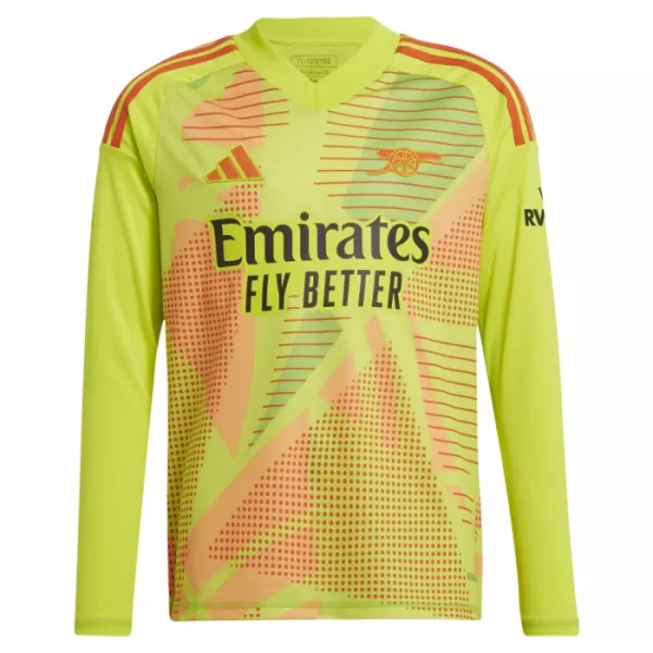 Günstige Arsenal Torwart Herrentrikot Heim 2024/25 Langarm
