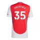 Günstige Arsenal Zinchenko 35 Herrentrikot Heim 2024/25 Kurzarm