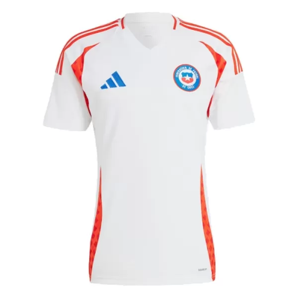 Günstige Chile Kindertrikot Auswärts 2024 Kurzarm