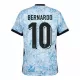 Günstige Portugal Bernardo 10 Herrentrikot Auswärts EURO 2024 Kurzarm