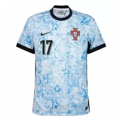 Günstige Portugal R. Leao 17 Herrentrikot Auswärts EURO 2024 Kurzarm