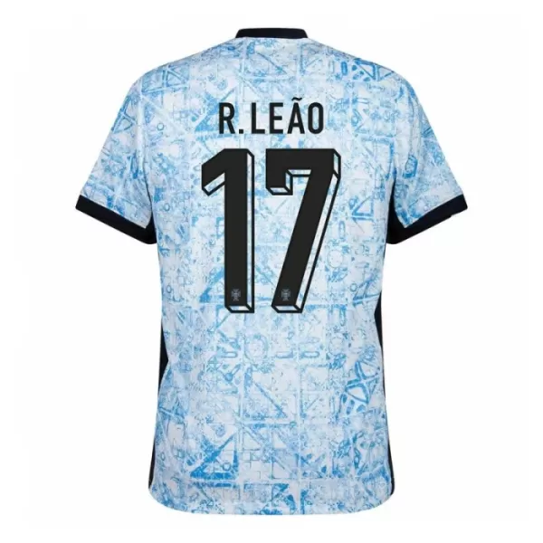 Günstige Portugal R. Leao 17 Herrentrikot Auswärts EURO 2024 Kurzarm