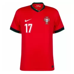 Günstige Portugal R. Leao 17 Herrentrikot Heim EURO 2024 Kurzarm