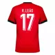 Günstige Portugal R. Leao 17 Herrentrikot Heim EURO 2024 Kurzarm