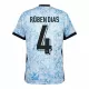 Günstige Portugal Ruben Dias 4 Herrentrikot Auswärts EURO 2024 Kurzarm