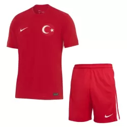 Günstige Türkei Kindertrikot Auswärts EURO 2024 Kurzarm Günstige Türkei Kindertrikot Auswärts EURO 2024 Kurzarm