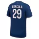Günstige Paris Saint-Germain Bradley Barcola 29 Herrentrikot Heim 2024/25 Kurzarm