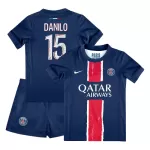 Günstige Paris Saint-Germain Danilo Pereira 15 Kindertrikot Heim 2024/25 Kurzarm