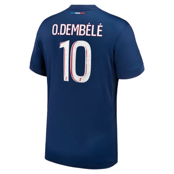 Günstige Paris Saint-Germain Dembele 10 Herrentrikot Heim 2024/25 Kurzarm