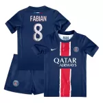 Günstige Paris Saint-Germain Fabian Ruiz 8 Kindertrikot Heim 2024/25 Kurzarm