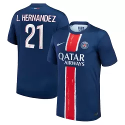 Günstige Paris Saint-Germain Lucas Hernandez 21 Herrentrikot Heim 2024/25 Kurzarm Günstige Paris Saint-Germain Lucas Hernandez 21 Herrentrikot Heim 2024/25 Kurzarm