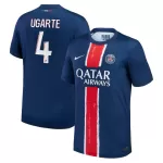 Günstige Paris Saint-Germain Manuel Ugarte 4 Herrentrikot Heim 2024/25 Kurzarm