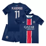 Günstige Paris Saint-Germain Marco Asensio 11 Kindertrikot Heim 2024/25 Kurzarm