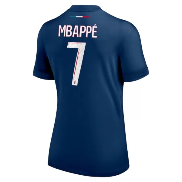 Günstige Paris Saint-Germain Mbappé 7 Damentrikot Heim 2024/25 Kurzarm