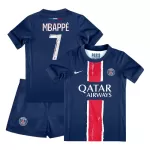Günstige Paris Saint-Germain Mbappé 7 Kindertrikot Heim 2024/25 Kurzarm
