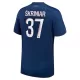 Günstige Paris Saint-Germain Skriniar 37 Herrentrikot Heim 2024/25 Kurzarm
