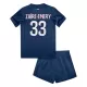 Günstige Paris Saint-Germain Zaire Emery 33 Kindertrikot Heim 2024/25 Kurzarm