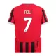 Günstige AC Mailand Adli 7 Kindertrikot Heim 2024/25 Kurzarm
