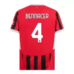 Günstige AC Mailand Bennacer 4 Herrentrikot Heim 2024/25 Kurzarm