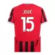 Günstige AC Mailand Jovic 15 Kindertrikot Heim 2024/25 Kurzarm