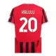 Günstige AC Mailand Kalulu 20 Kindertrikot Heim 2024/25 Kurzarm