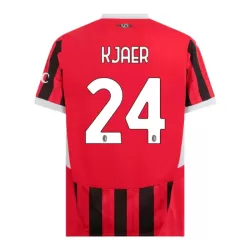 Günstige AC Mailand Kjaer 24 Herrentrikot Heim 2024/25 Kurzarm