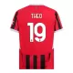 Günstige AC Mailand Theo 19 Kindertrikot Heim 2024/25 Kurzarm