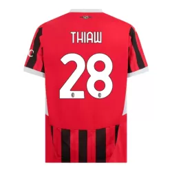Günstige AC Mailand Thiaw 28 Herrentrikot Heim 2024/25 Kurzarm
