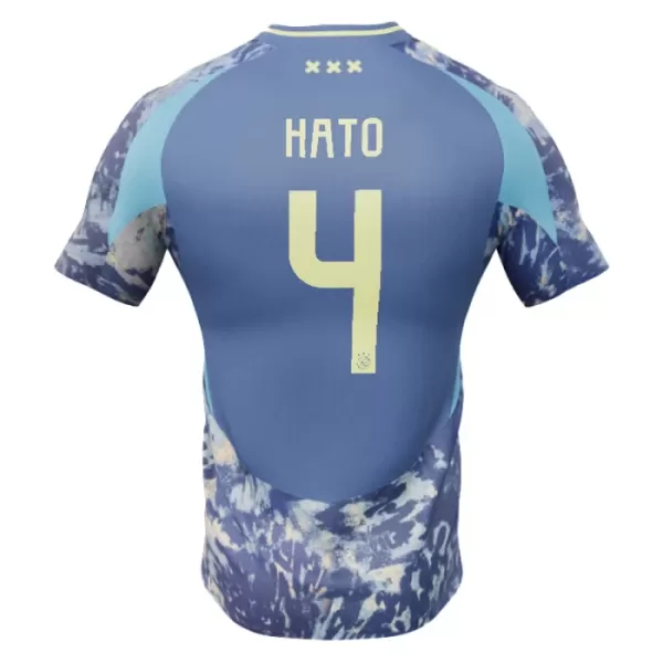 Günstige Ajax Jorrel Hato 4 Kindertrikot Auswärts 2024/25 Kurzarm