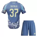 Günstige Ajax Josip Sutalo 37 Kindertrikot Auswärts 2024/25 Kurzarm