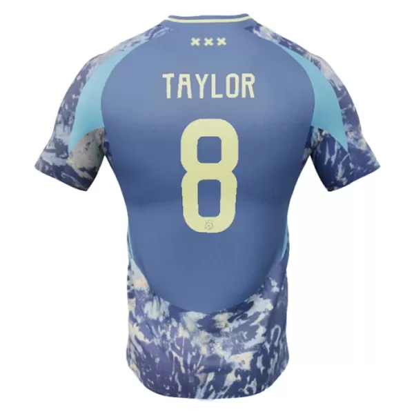 Günstige Ajax Kenneth Taylor 8 Kindertrikot Auswärts 2024/25 Kurzarm