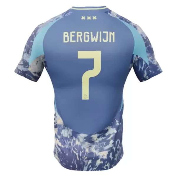 Günstige Ajax Steven Bergwijn 7 Kindertrikot Auswärts 2024/25 Kurzarm