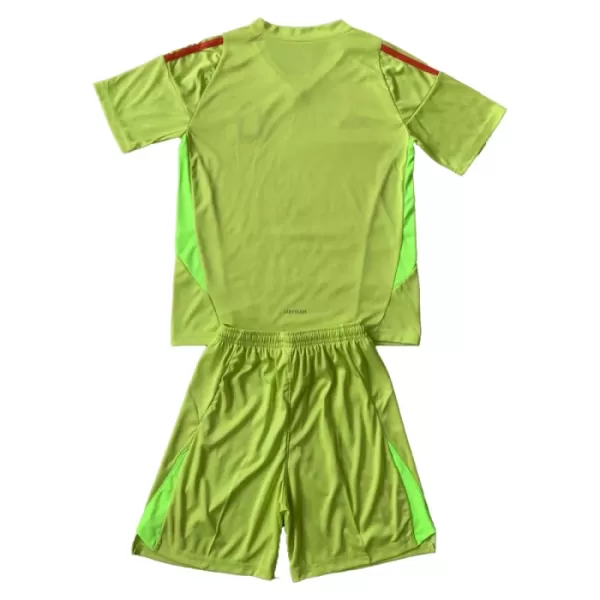 Günstige Argentinien Torwart Kindertrikot Auswärts 2024 Kurzarm Gelbe
