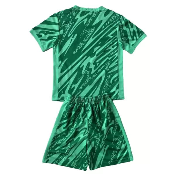Günstige Brasilien Torwart Kindertrikot 2024 Kurzarm Grüne