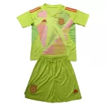 Günstige Deutschland Torwart Kindertrikot EURO 2024 Kurzarm Gelbe