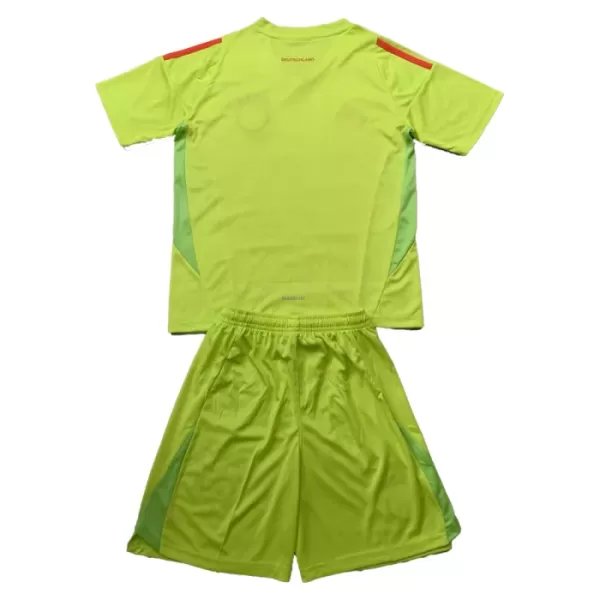 Günstige Deutschland Torwart Kindertrikot EURO 2024 Kurzarm Gelbe