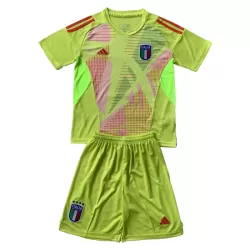 Günstige Italien Torwart Kindertrikot EURO 2024 Kurzarm Gelbe