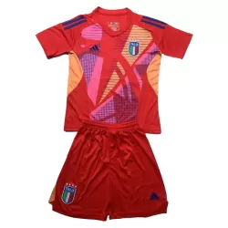 Günstige Italien Torwart Kindertrikot EURO 2024 Kurzarm Rote