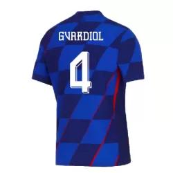 Günstige Kroatien Gvardiol 4 Herrentrikot Auswärts EURO 2024 Kurzarm Günstige Kroatien Gvardiol 4 Herrentrikot Auswärts EURO 2024 Kurzarm