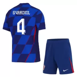 Günstige Kroatien Gvardiol 4 Kindertrikot Auswärts EURO 2024 Kurzarm Günstige Kroatien Gvardiol 4 Kindertrikot Auswärts EURO 2024 Kurzarm