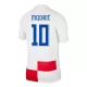 Günstige Kroatien Modrić 10 Kindertrikot Heim EURO 2024 Kurzarm