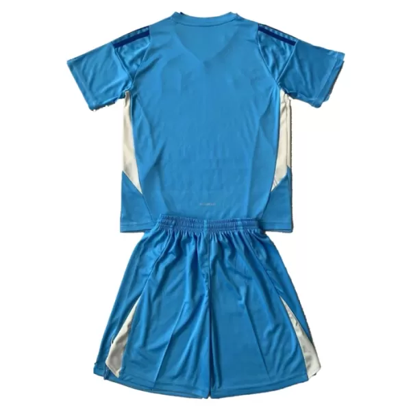 Günstige Mexiko Torwart Kindertrikot 2024 Kurzarm Blaue