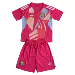 Günstige Schottland Torwart Kindertrikot EURO 2024 Kurzarm Rosa