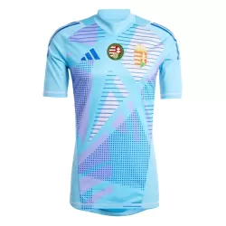 Günstige Ungarn Torwart Herrentrikot EURO 2024 Kurzarm Blaue Günstige Ungarn Torwart Herrentrikot EURO 2024 Kurzarm Blaue
